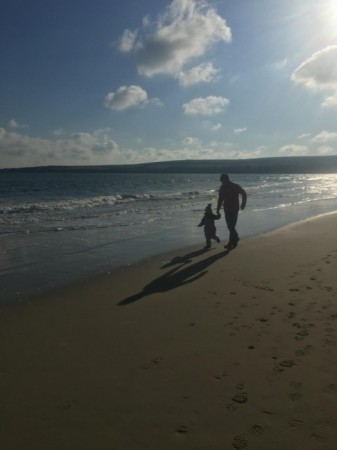 Studland Bay on a winter day